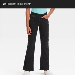 3 pairs of Cat & Jack, Girls Mid-Rise Pull-On Flare Jeans